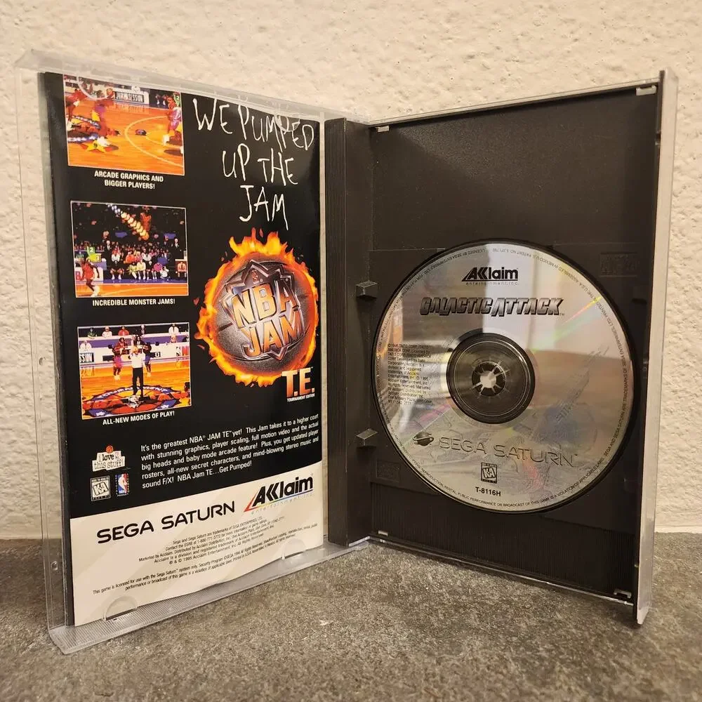Game - Galactic Attack (CIB+) - Saturn - Taito - Sega - Acclaim